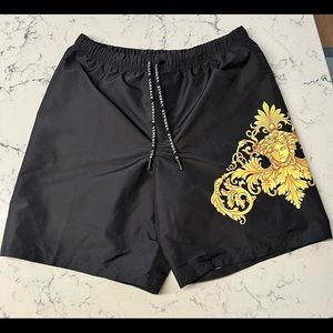 AUTHENTIC Versace Medusa Crown Swim Trunks